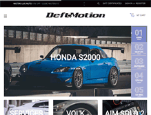 Tablet Screenshot of deftmotion.com